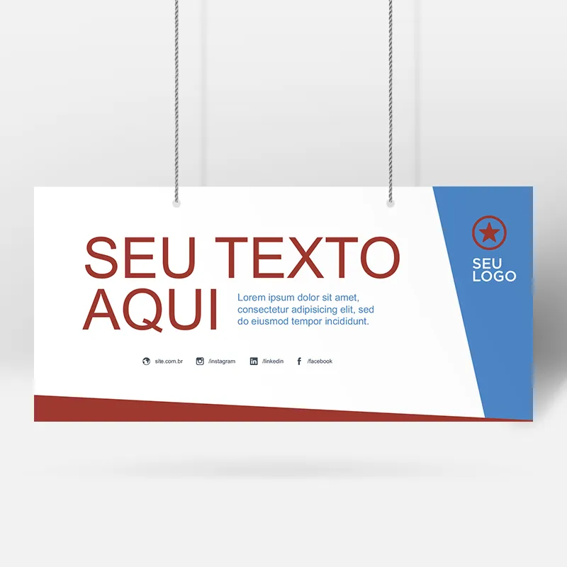 Ilustração sobre banner