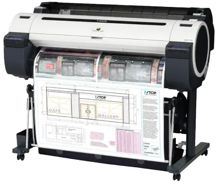 Impressora Plotter da marca Canon